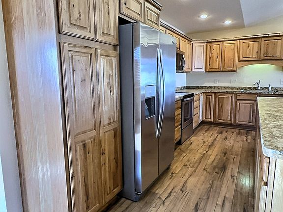 large pantry with pull out drawers