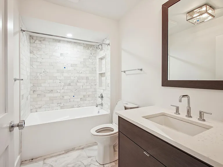 Full Bath in Lower Level