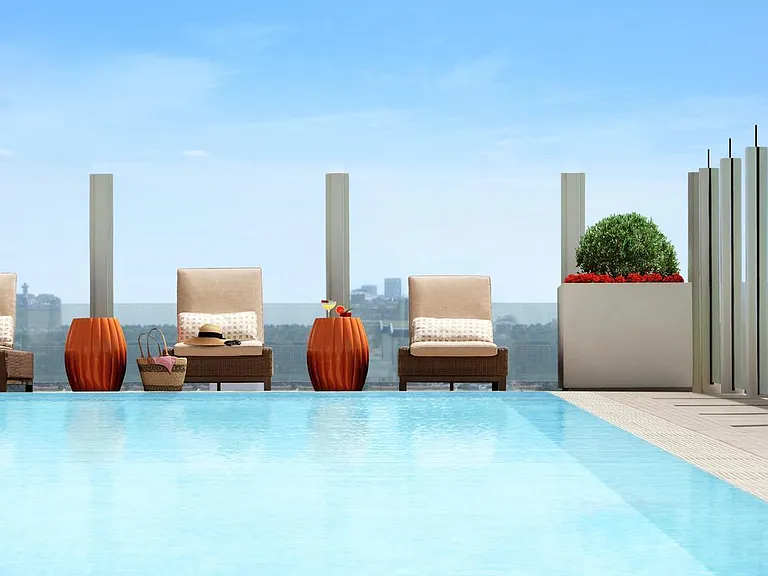 Rooftop pool