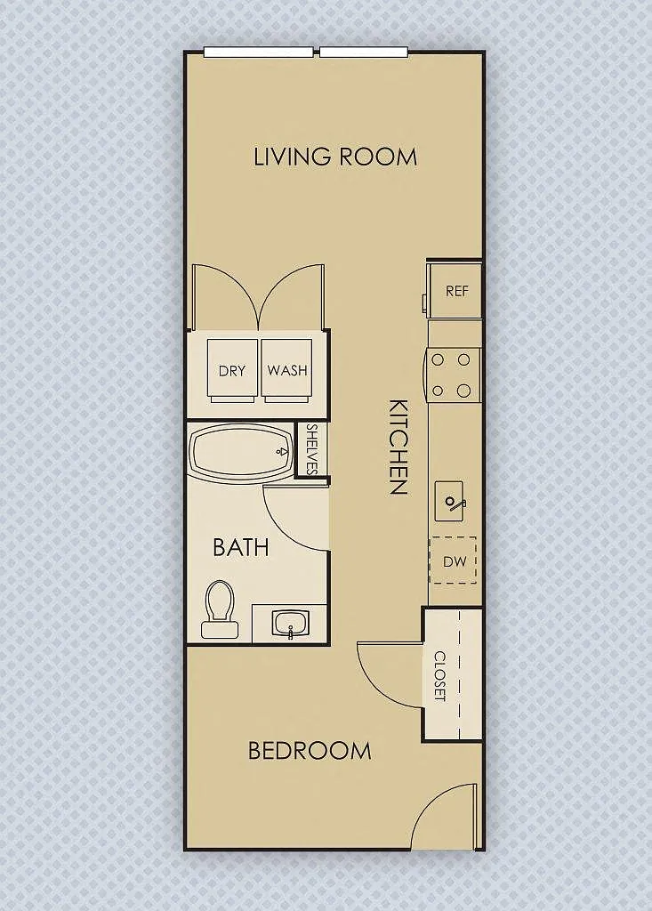 Floor plan Studio A3.a