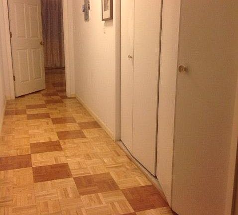 long wide corridors with big closets