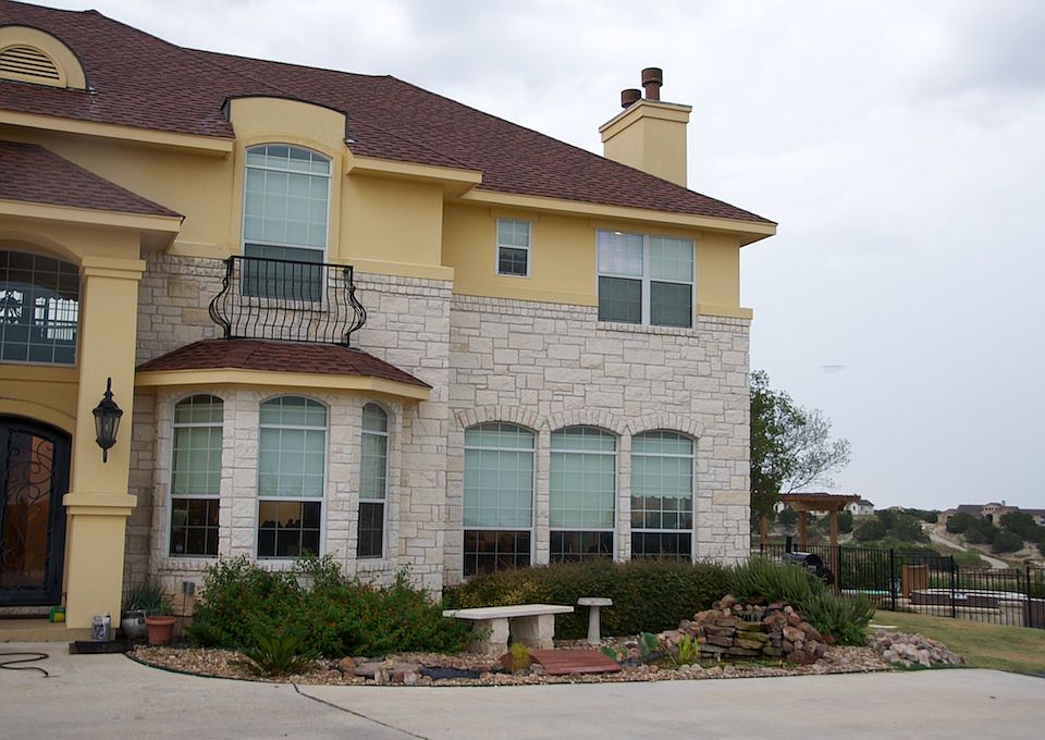 Front of house and right