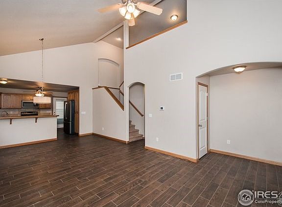 Expansive living room that flows to the kitchen