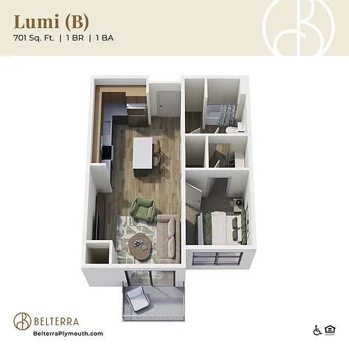 Floor plan Lumi (B) - Affordable