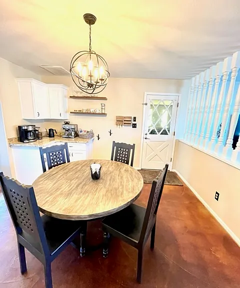 Dining area