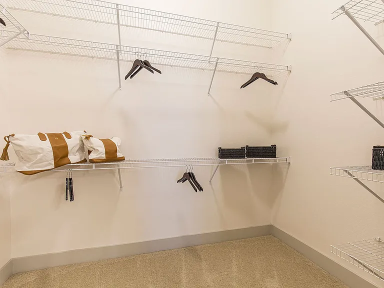Large walk-in closet in master bedrooms