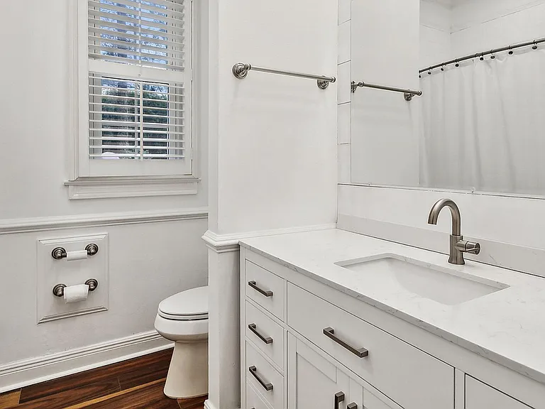 Downstairs, full-bath