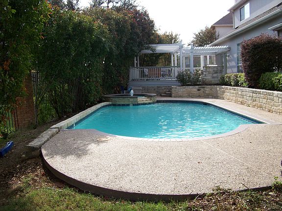 Sparkling pool for summer enjoyment