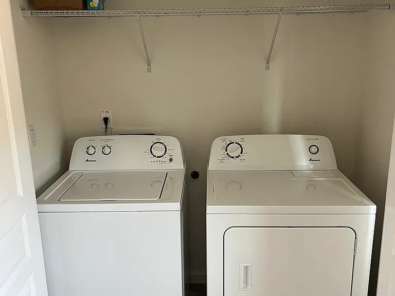 Laundry, upstairs