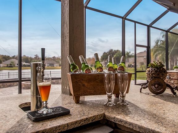 Beer is on tap at this home