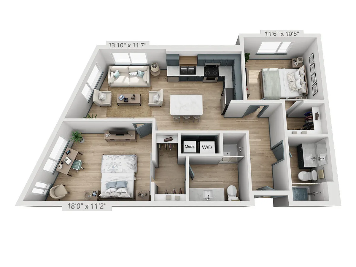 Floor plan Boone 2.6