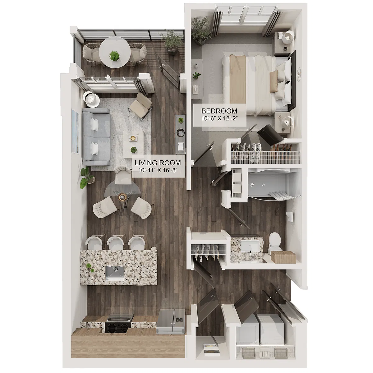 Floor plan The Castillo (A1)