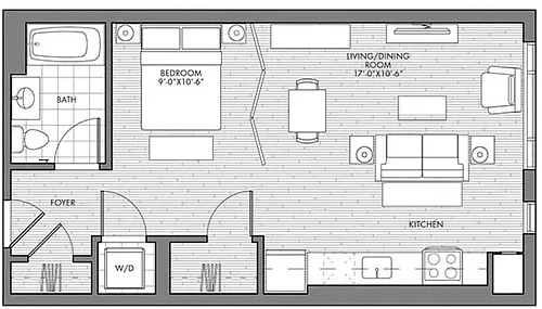 Floor plan S1C