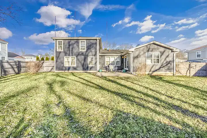 View of back of the house
