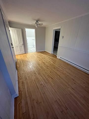 Living room with real hardwood floor
