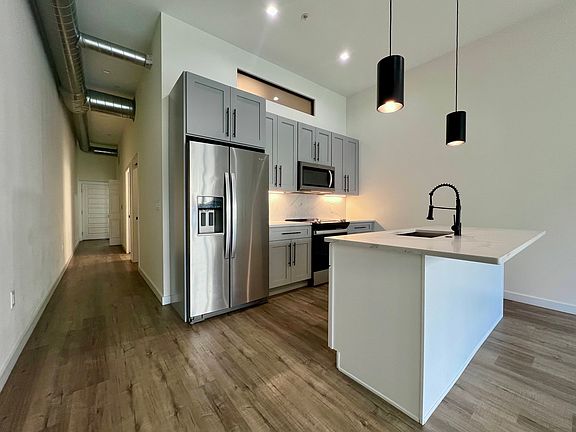 Kitchen at sleeping wing end of great room