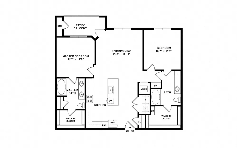 Floor plan The Lakeyard - B1