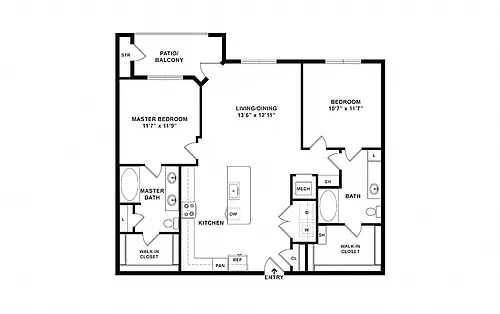 Floor plan The Lakeyard - B1