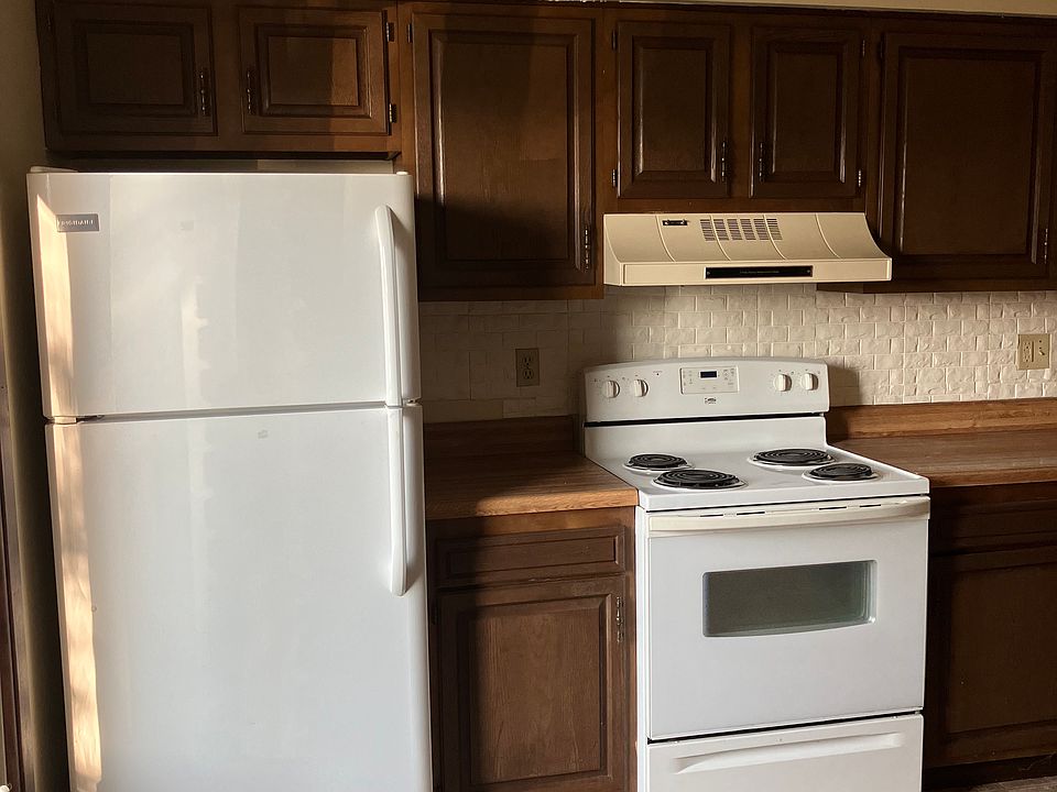Spacious kitchen with electric stove