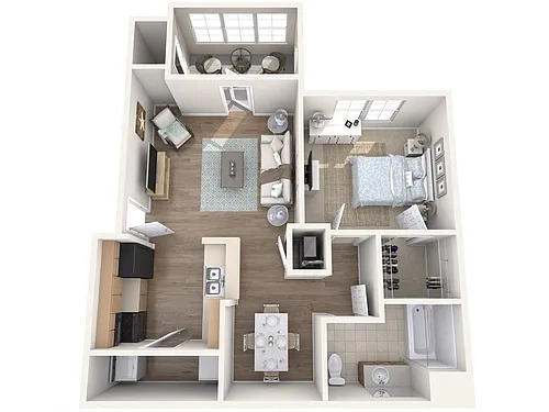 Floor plan A1B