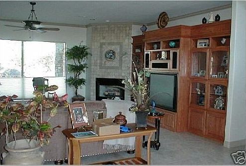 Family room cabinetry/fireplace