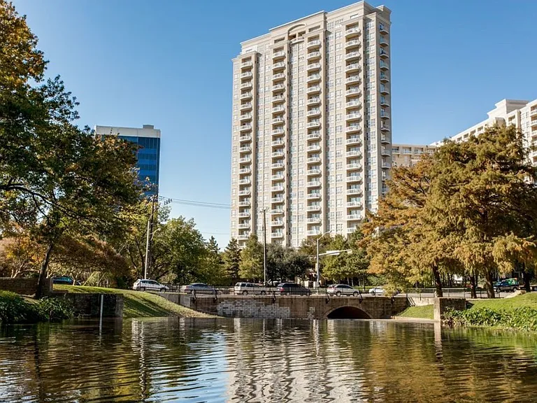View of complex from Turtle Creek Park