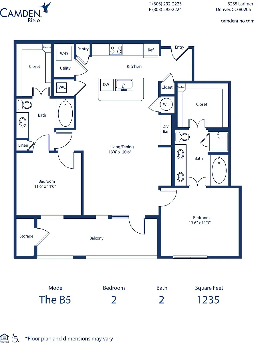 Floor plan The B5