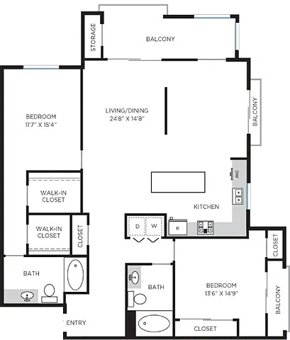 Floor plan Villas - Palazzo