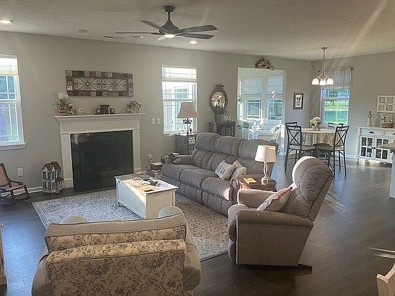 Great room & fireplace