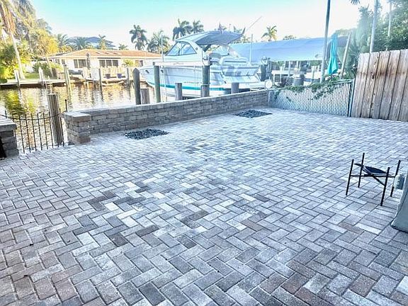 Backyard dock canal no fixed bridges