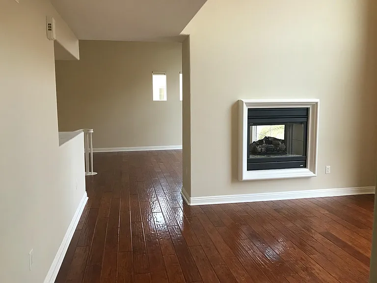 Formal Dining Room/Flex Space with Double Sided Fire Place