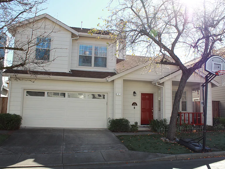 front of the house