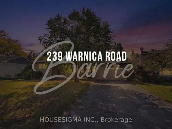 239 Warnica Rd, Barrie, ON L4N 3Z2