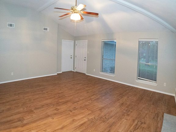Large open living area with garage/washer/dryer hookup access