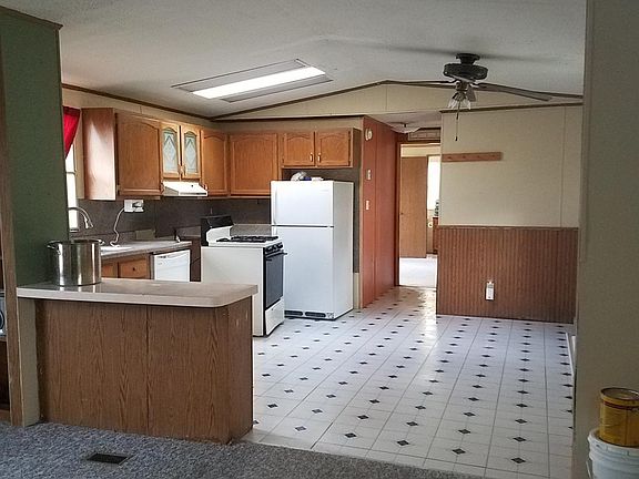 living room and kitchen