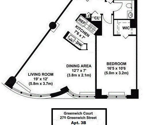 2nd image of 275 Greenwich St APT 3B