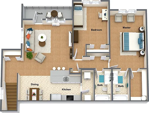 Floor plan Merlot- Townhome