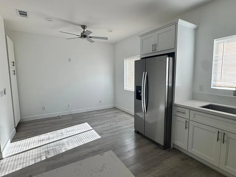 Living room from kitchen area