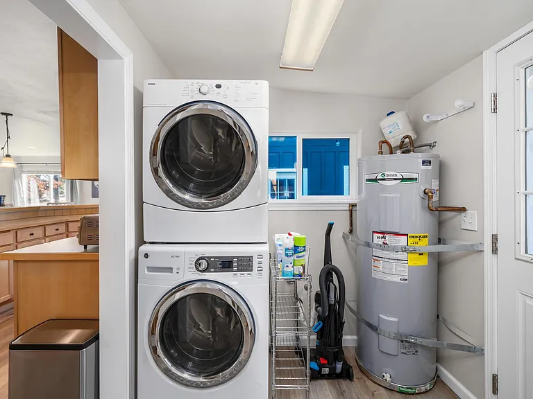 Utility room with washer/dryer included in rent