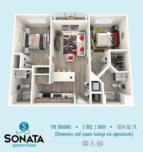 Floor plan The Brahms