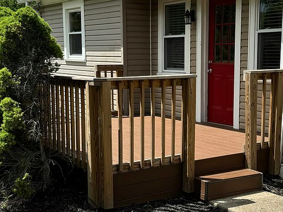 Patio Deck and Walk to Front Entry