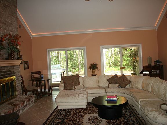 Living Room with Fireplace
