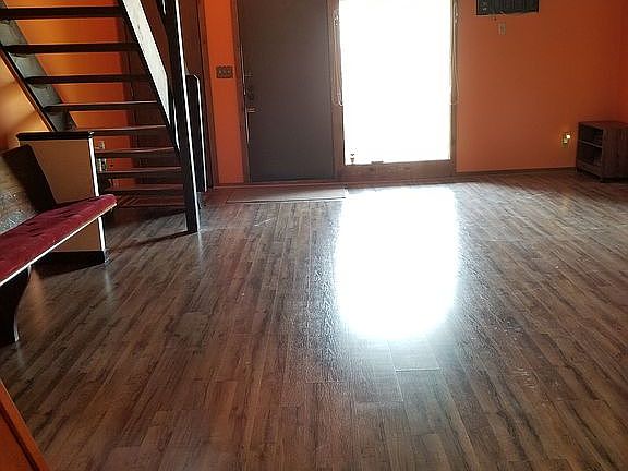 New floors-paint-fan-stairs