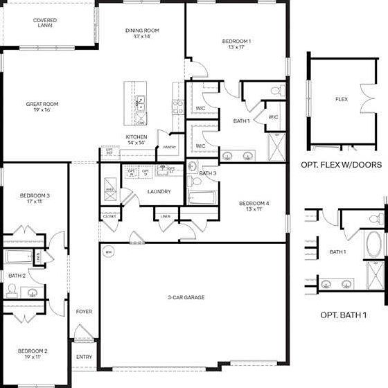 DENHAM Plan, Harmony at Lake Eloise, Winter Haven, FL 33880 Zillow