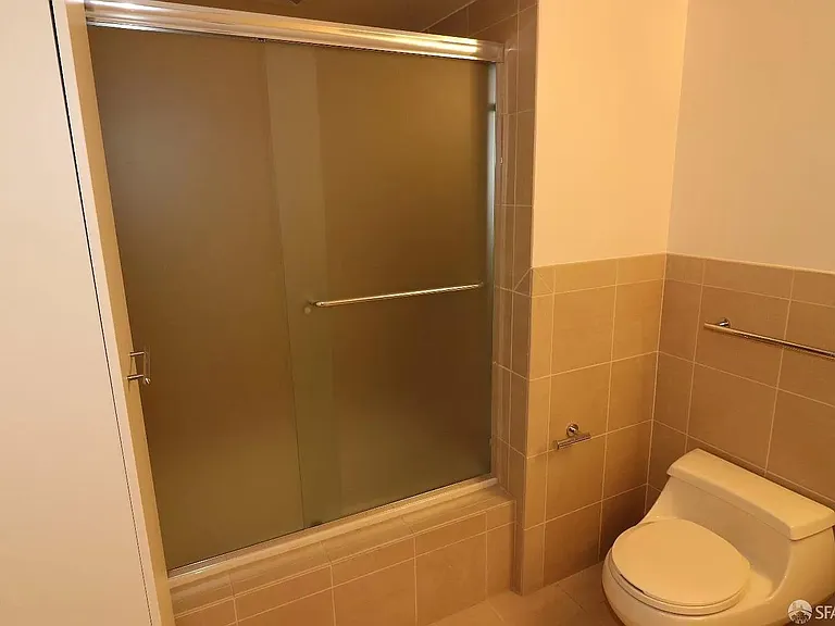 Downstairs, full bathroom
