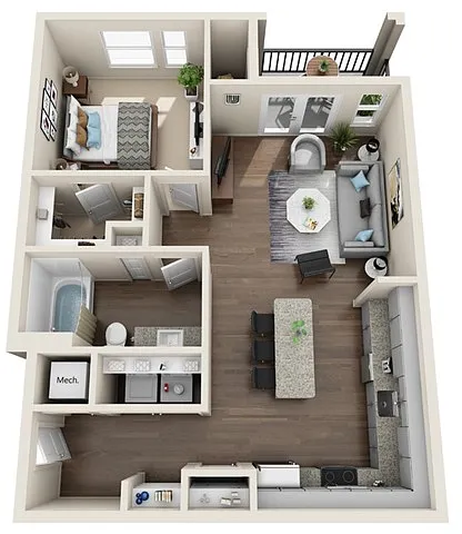 Floor plan The Lady Bird