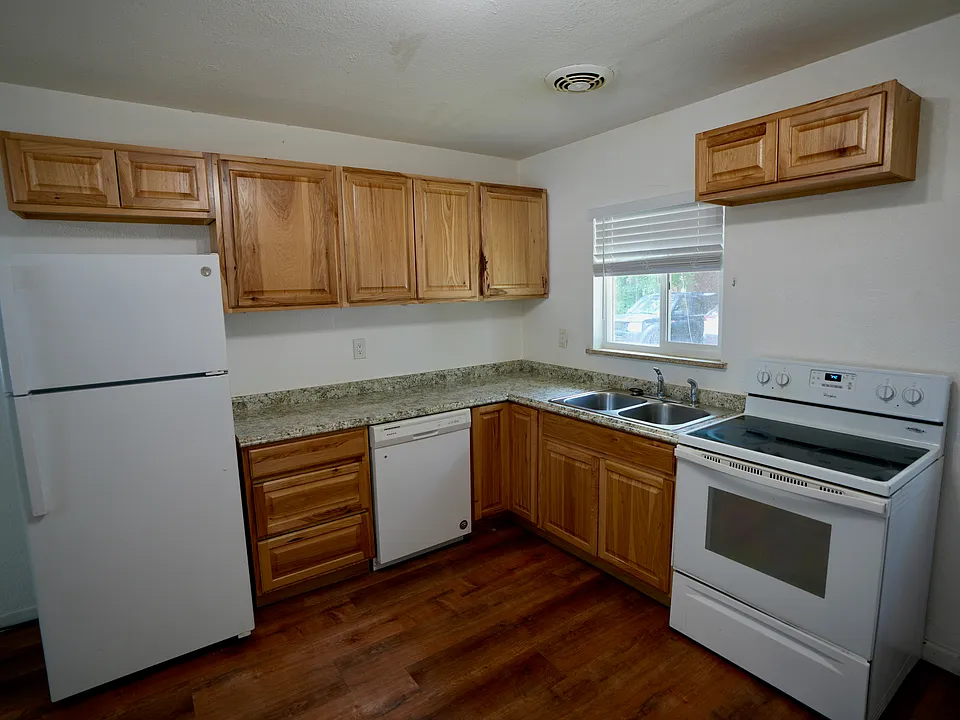 Kitchen exhaust fan in the ceiling.