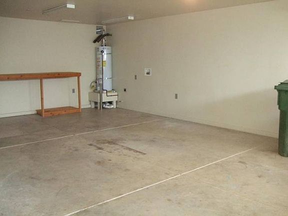 Large garage with storage