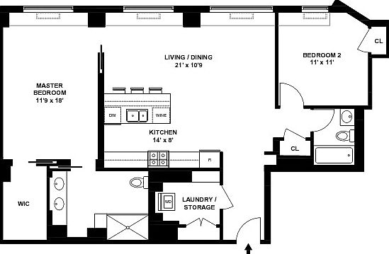 2nd image of 30 W 63rd St APT 20VW