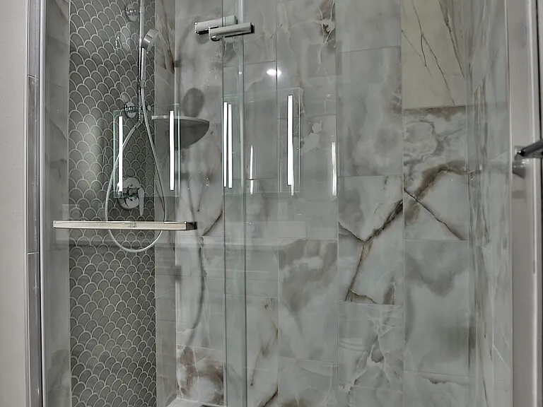 Beautiful tiled showers